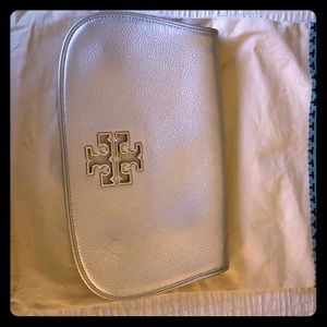 Tory Burch Silver Clutch